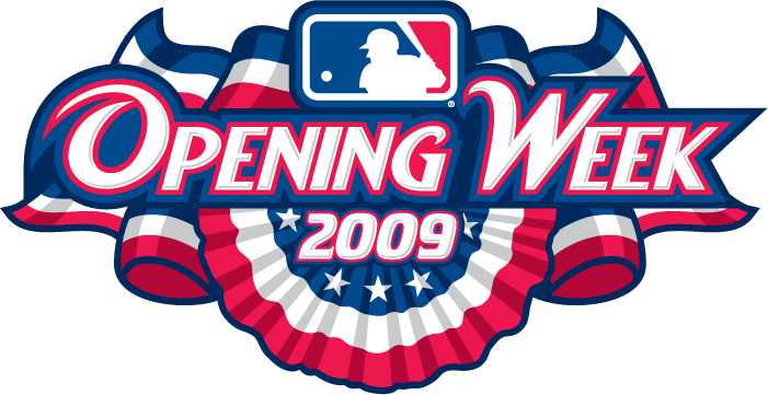 MLB Opening Day 2009 Special Event Logo iron on transfers for T-shirts
